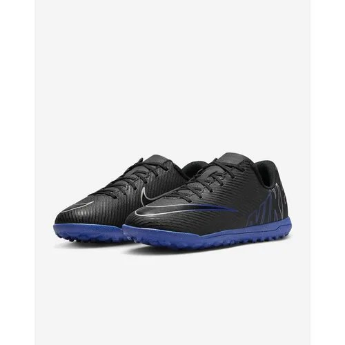 Бутсы NIKE, размер 38.5 EU, синий, черный