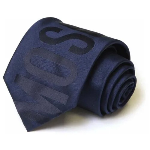 Темно-синий мужской галстук Moschino 33219