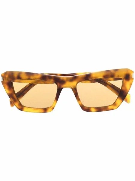 Saint Laurent Eyewear солнцезащитные очки в оправе 'кошачий глаз'