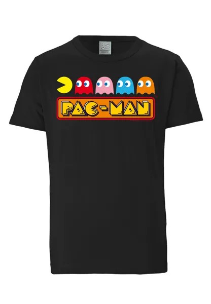Футболка Logoshirt Pac Man Chase, черный