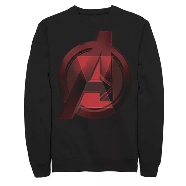 Мужской свитшот с логотипом Black Widow Avengers Marvel