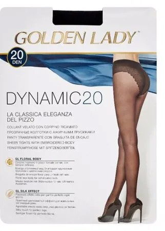 Колготки Golden Lady Dynamic 20 den, размер 4-L, nero (черный)