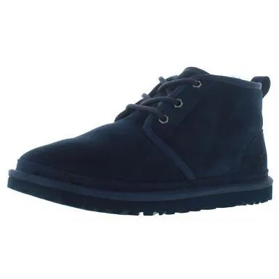 Мужские повседневные ботинки чукка Neumel Neumel Navy Suede Boots Shoes 12 Medium (D) BHFO 1732
