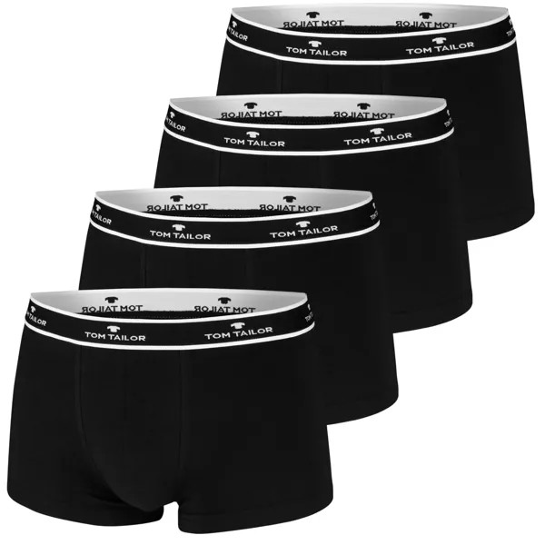 Боксеры Tom Tailor Boxershorts 4 шт, черный