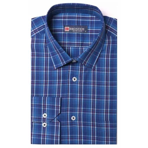 Рубашка Brostem, размер 39/40, синий
