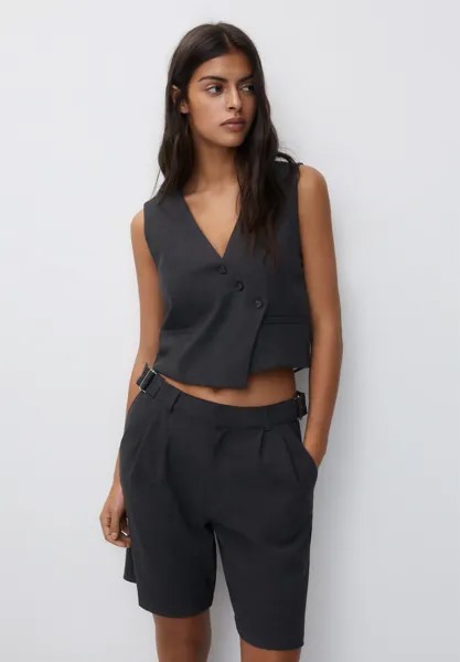 Жилет Crossover PULL&BEAR, цвет dark grey