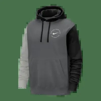 Худи Nike Winston-Salem Club Fleece, цвет Iron/Black/Pewter