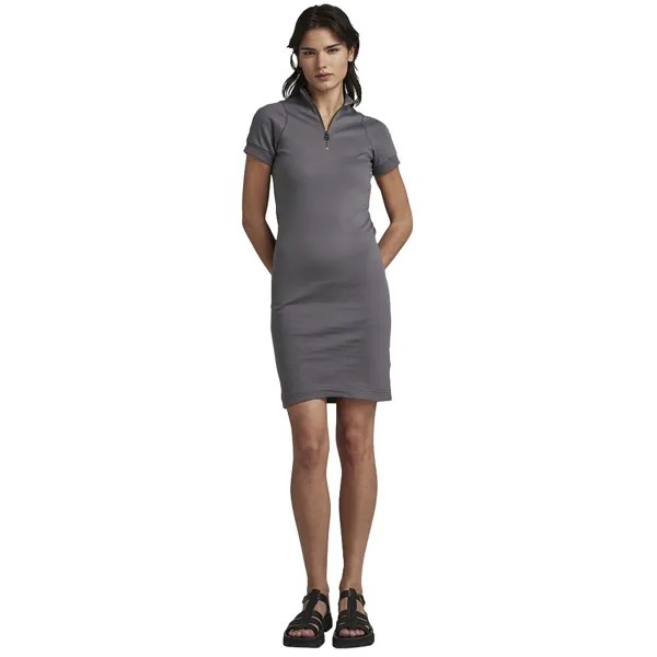 Платье с коротким рукавом G-Star Cycling Ultra Slim Fit, серый
