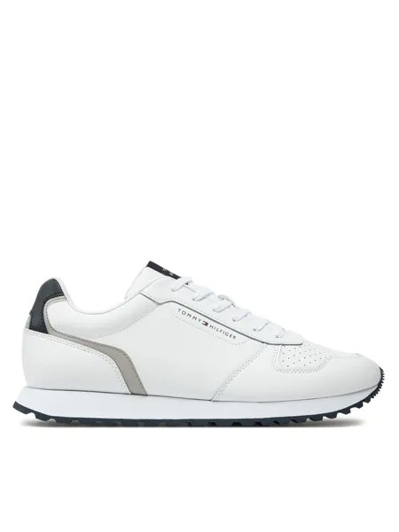 Кроссовки Tommy Hilfiger New Runner Eva Mix Lth Flag FM0FM05453 Blanco, белый