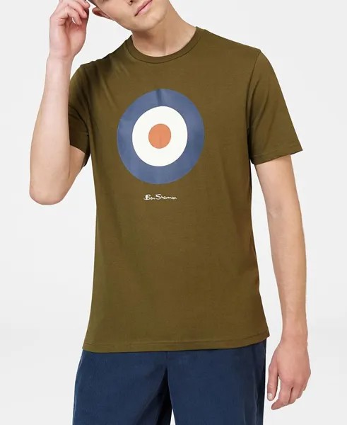 Мужская футболка с рисунком Signature Target Ben Sherman, зеленый