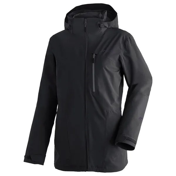 Куртка Maier Sports Ribut Long W Full Zip Rain, черный