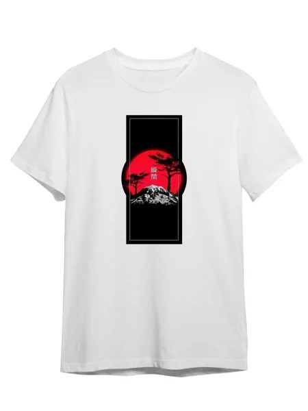 Футболка унисекс Каждому Своё Аниме/Япония/Солнце STAZ3 белая 4XL