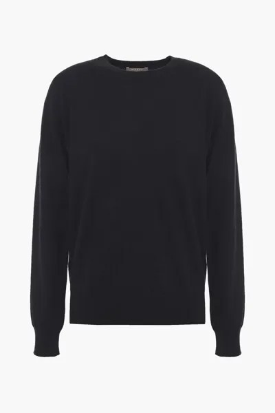 Меланжевый кашемировый свитер N.Peal, черный