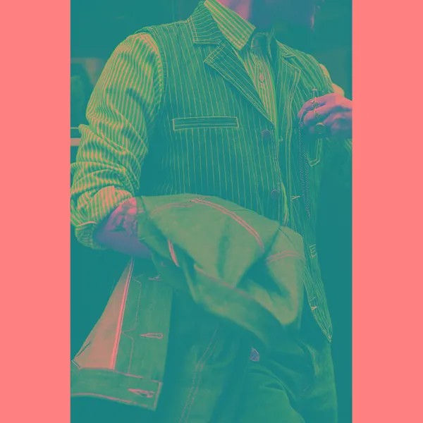 Мужской джинсовый жилет firmранчо в полоску, мотоциклетный охотничий жилет с лацканами, американский винтажный пиджак-карго Amekaji без рукавов, Осень-зима