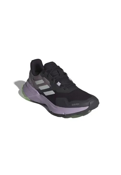 Кроссовки для бега по пересеченной местности SOULSTRIDE Adidas Terrex, цвет preloved fig crystal jade aurora black