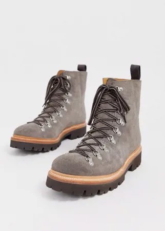 Замшевые походные ботинки Grenson brady-Коричневый