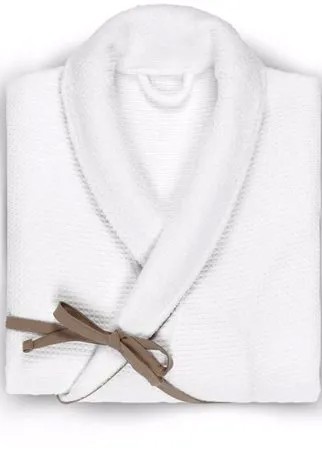 Махровый халат Hamam, TOSYA, S/M, 42-46, белоснежный, мокко