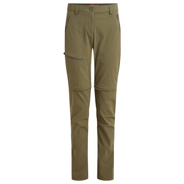 Брюки на молнии Craghoppers Women's Nosilife Pro Convertible Hose III, цвет Wild Olive