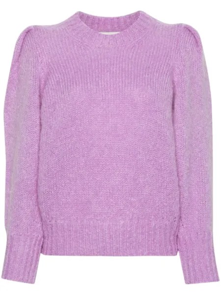 ISABEL MARANT джемпер Emma в рубчик, фиолетовый