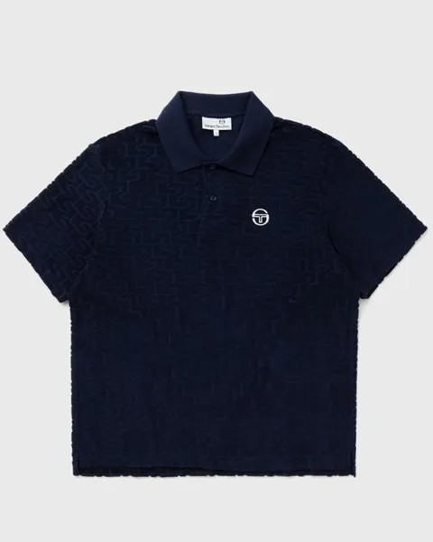 Поло Sergio Tacchini Livata Monogram Polo, синий