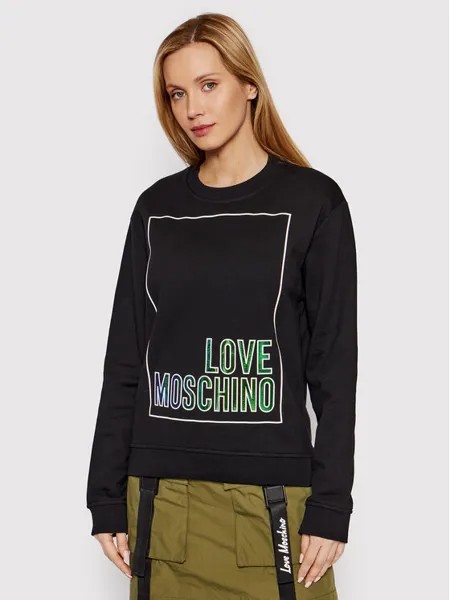 Толстовка обычного кроя Love Moschino, черный