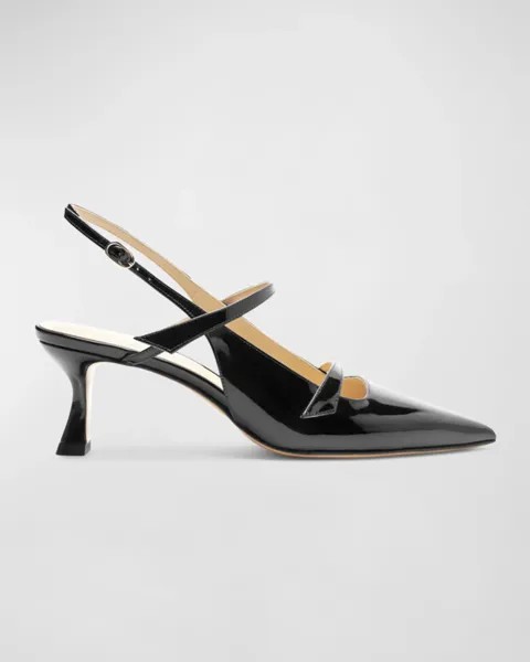 Лакированные туфли Tita с пяткой на пятке Alexandre Birman, цвет Black