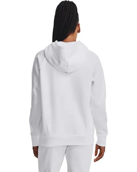 Худи Under Armour Rival Fleece Hoodie, цвет White/Black