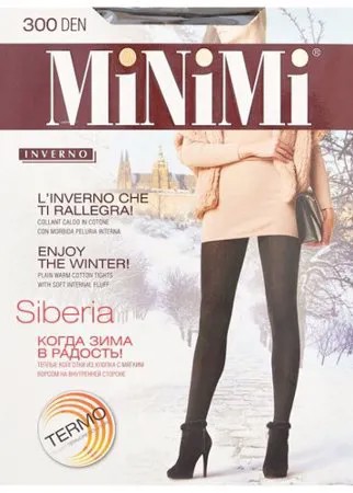 Колготки MiNiMi Siberia 300 den, размер 3-M, nero (черный)