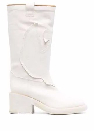 MM6 Maison Margiela сапоги с закругленным носком