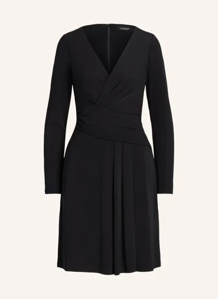 Платье из джерси Lauren Ralph Lauren, черный