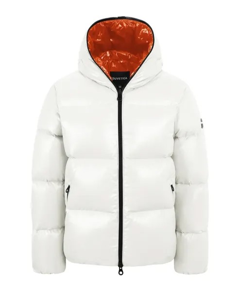 Пуховик с капюшоном aw23 Duvetica, белый