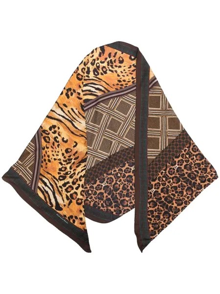 Pierre-Louis Mascia платок с леопардовым принтом