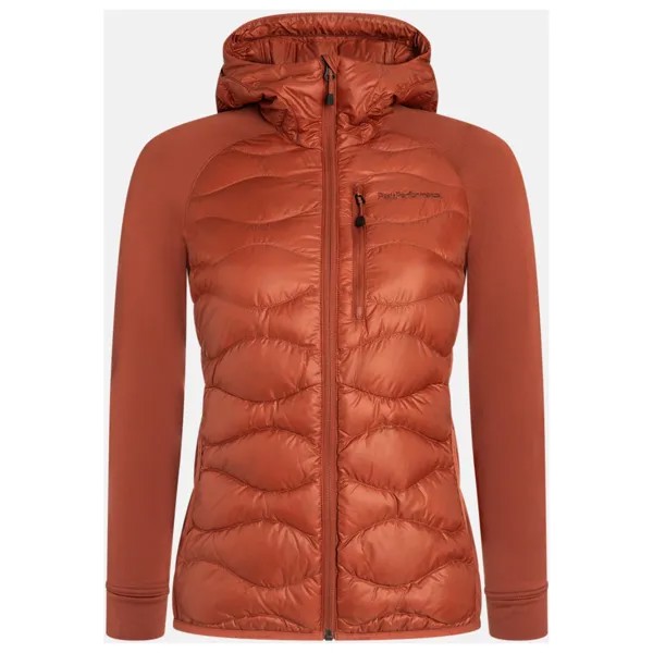 Пуховик Peak Performance Women's Helium Down Hybrid Hood, цвет Spiced