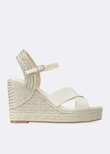 Сандалии JIMMY CHOO Dellena sandals, белый