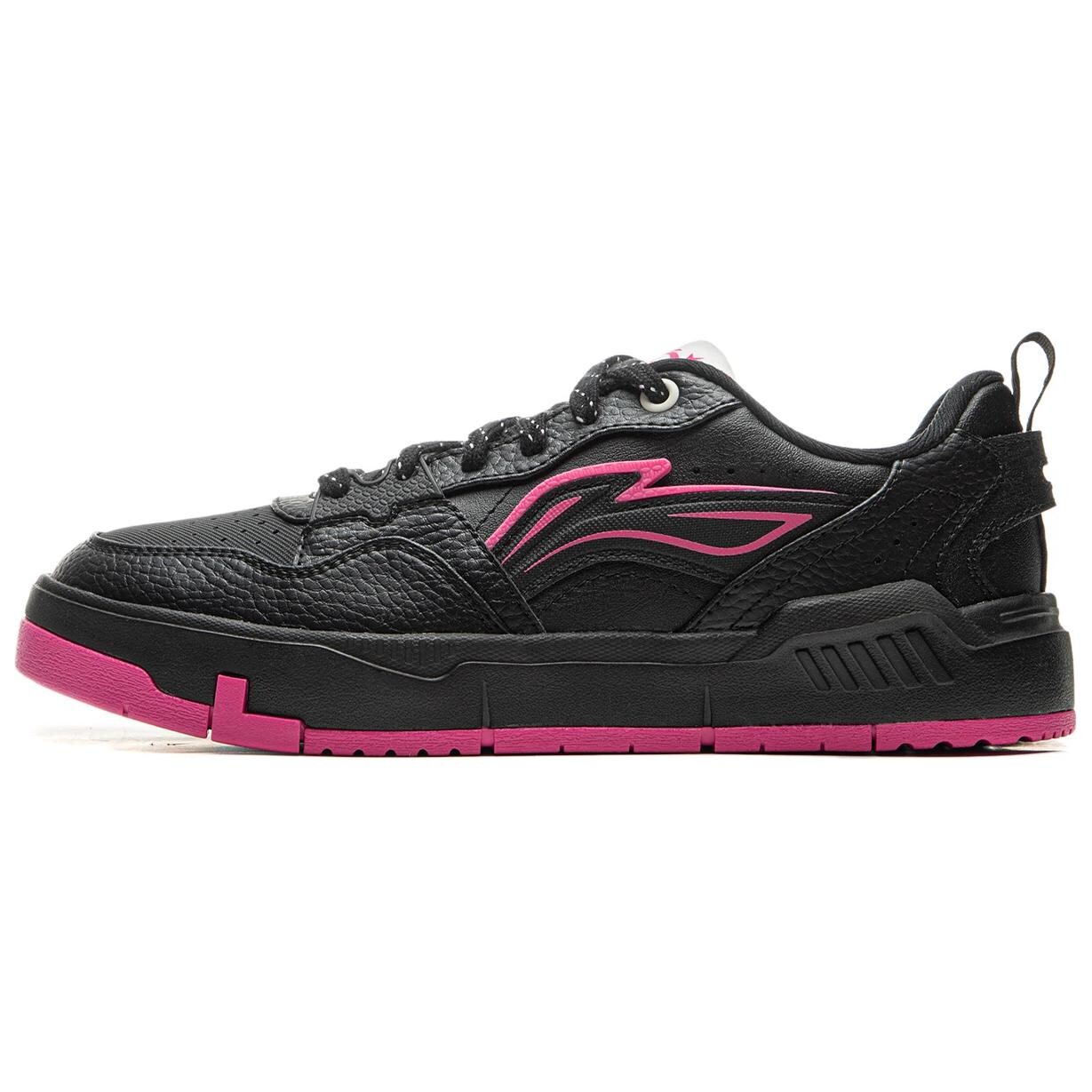 Кроссовки LINING Yuan Chu Skateboarding Shoes Women's Low-top, черный