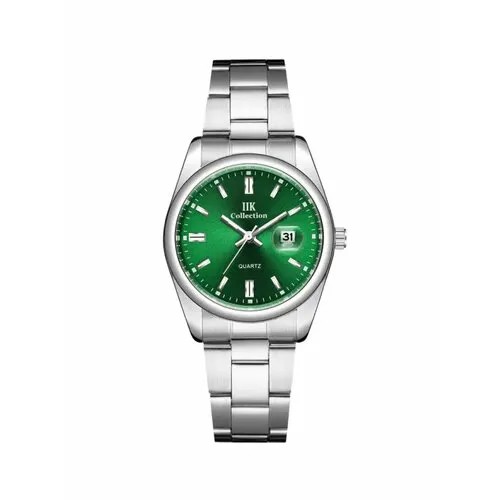 Наручные часы IIK Collection IIKGB980GREEN, серебряный, зеленый