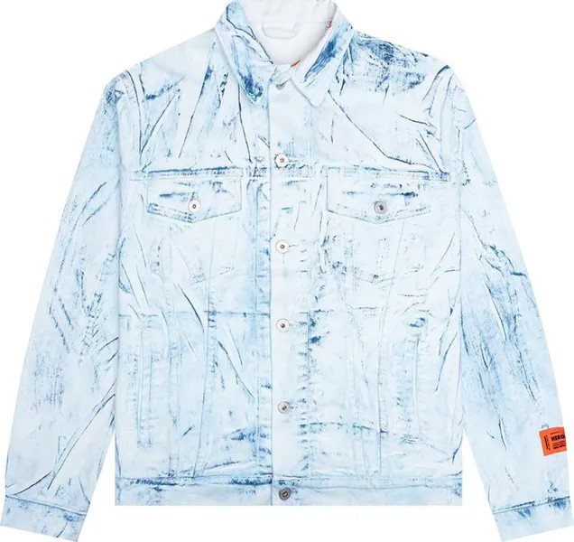 Куртка Heron Preston Overdyed Spray Regular Jacket 'Blue', синий