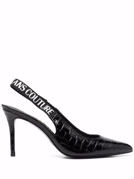 Versace Jeans Couture туфли Scarlett Croc с ремешком на пятке