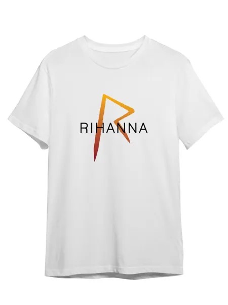 Футболка унисекс СувенирShop Рианна/Rihanna 7 белая 3XL