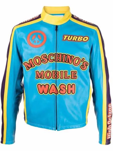 Moschino куртка с графичным принтом