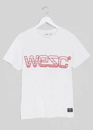 Футболка с логотипом WESC-Белый