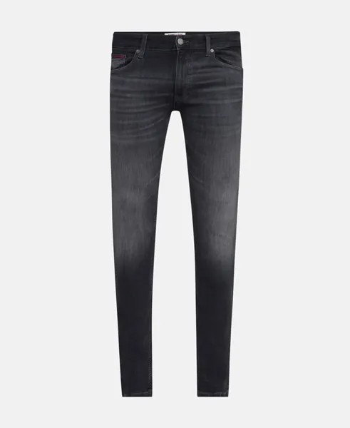 Джинсы узкого кроя Tommy Jeans, антрацит