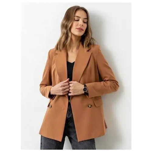Пиджак VIAVILLE, размер 42, коричневый