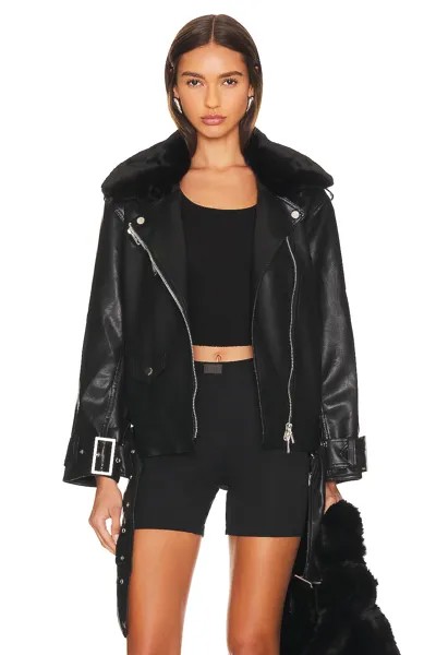 Куртка Line & Dot Moto Faux Leather, черный