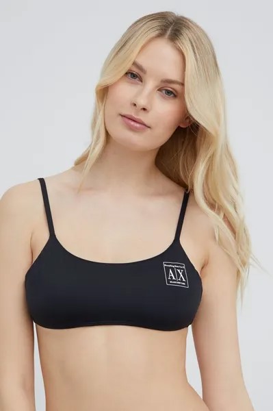 Бюстгальтер для плавания 943027.2R606 Armani Exchange, черный