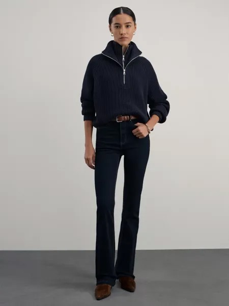 Джинсы bootcut с высокой посадкой