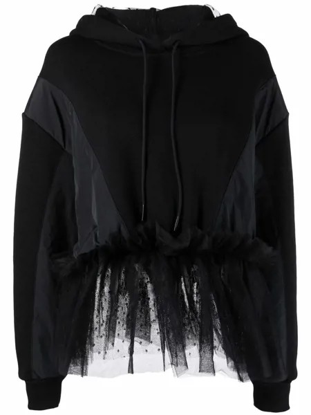 RED Valentino point-d'esprit oversized hoodie