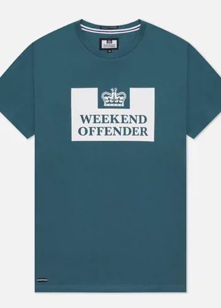 Мужская футболка Weekend Offender Prison AW21, цвет синий, размер M