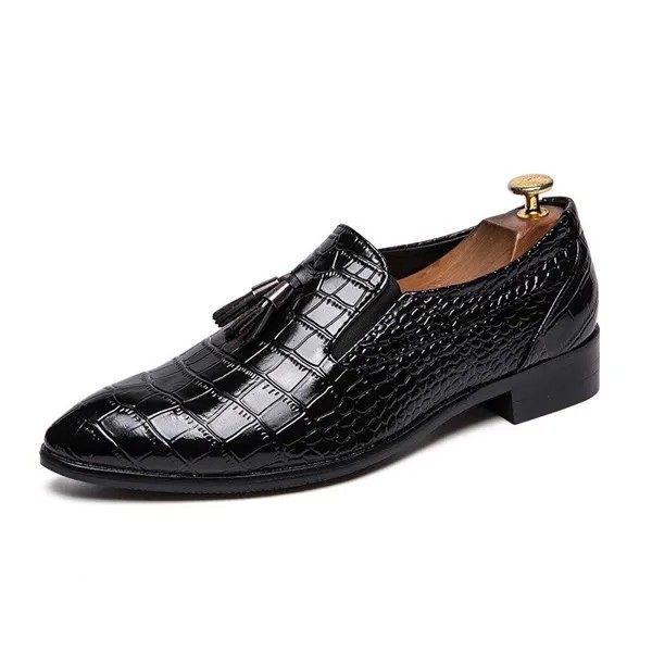 Хорошие Кожаные мужские туфли, броги с кисточками, мужские лоферы, красивая мужская деловая обувь, мужская повседневная обувь, красивая Брендовая обувь A875