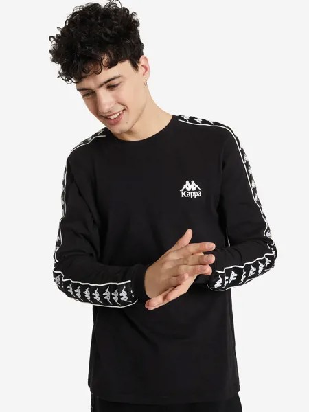 Лонгслив мужской Kappa, Черный